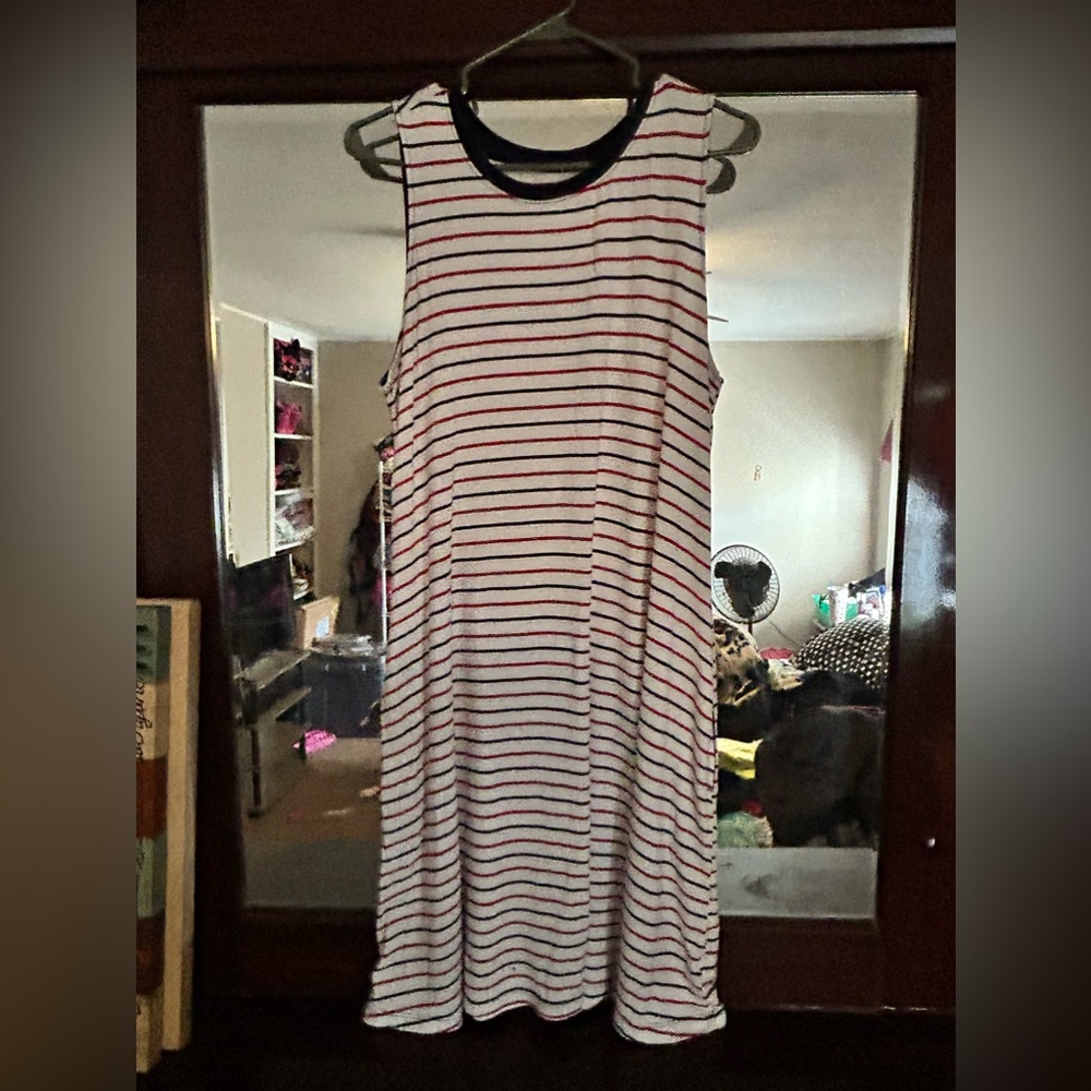 Striped Sleeveless Dress